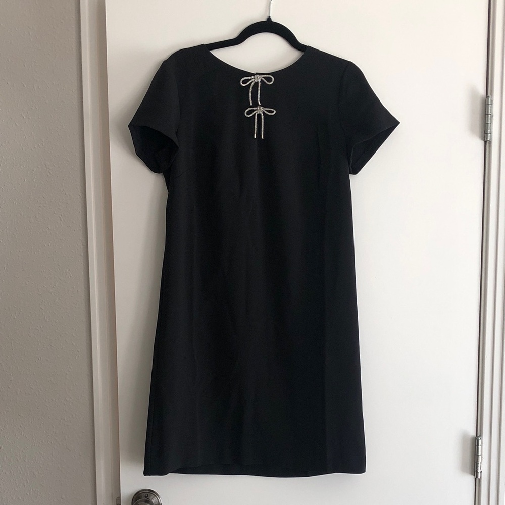NWT Talbots Embellished Bow Crepe A-Line Sz 6